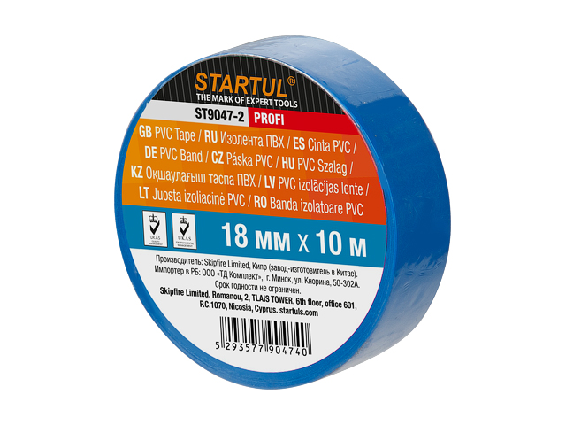 картинка Изолента 18/10 синяя STARTUL PROFI ST9047-2