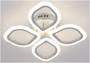 картинка Ruido 39207-4 Silver, LED 56W (55*12) Люстра