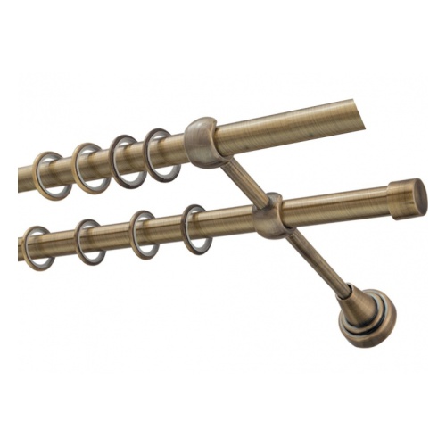 картинка Карниз дв. антик золото 180см