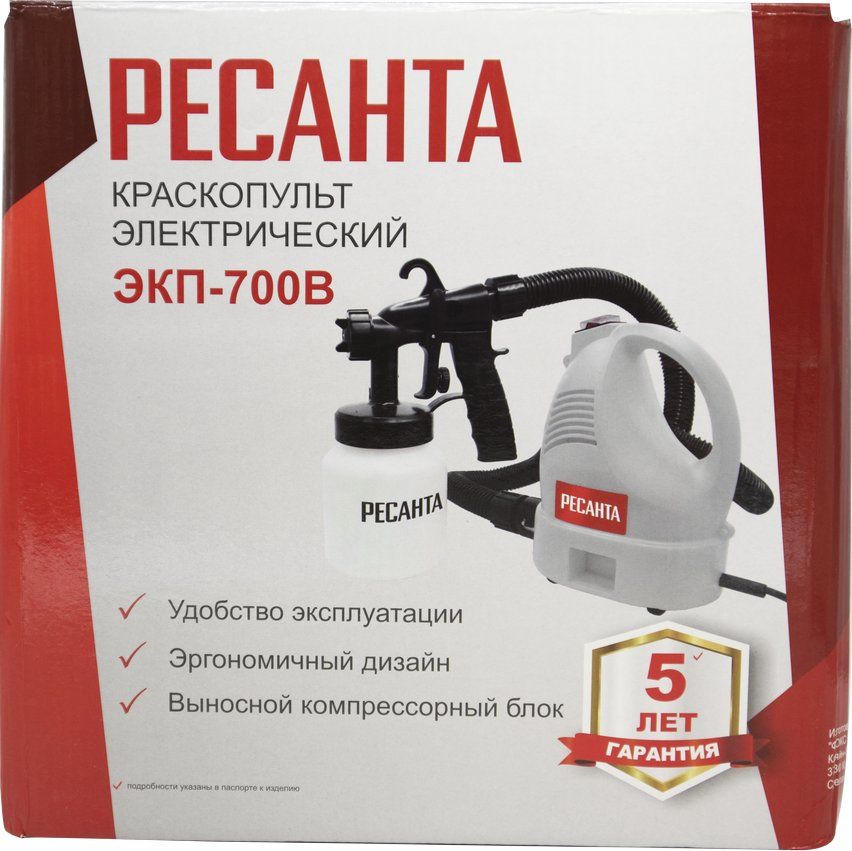 картинка Краскопульт электрический ЭКП-700В Ресанта 75/17/2