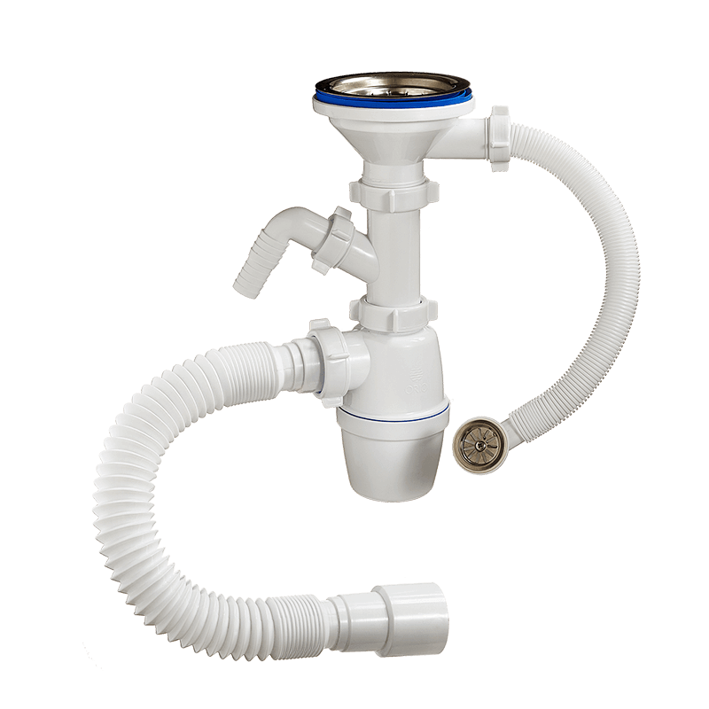 картинка Сифон 3 1/2" х 40 д/гран.мойки с 1 отв. А-5012 ОРИО