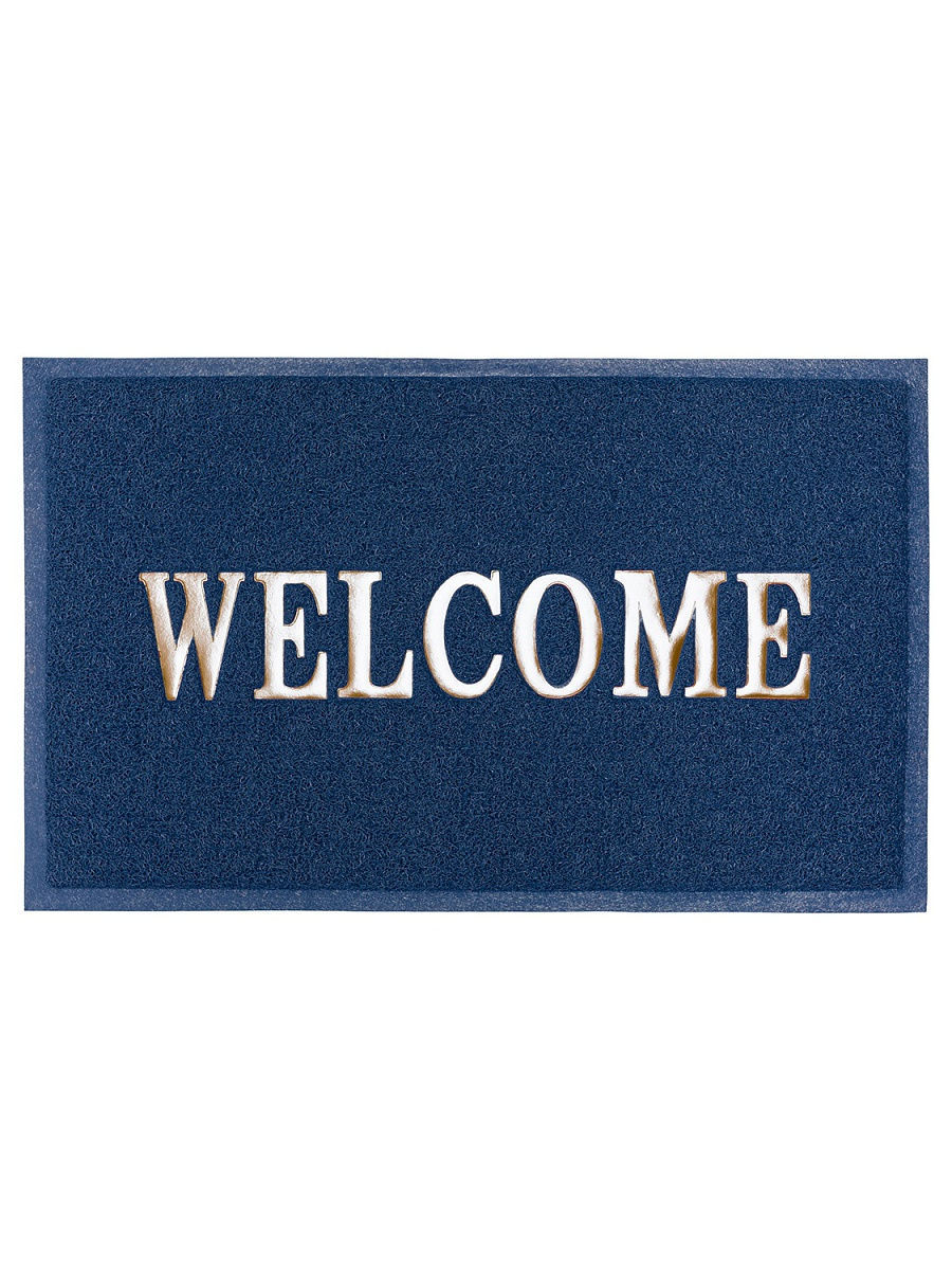 картинка Коврик пористый WELCOME 50*80см Синий