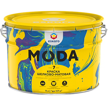 картинка МОDA-7 долговечная мат.краска 2,7л ESKARO