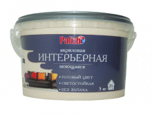 картинка Краска акриловая моющаяся №301 Тирамису 3,7кг