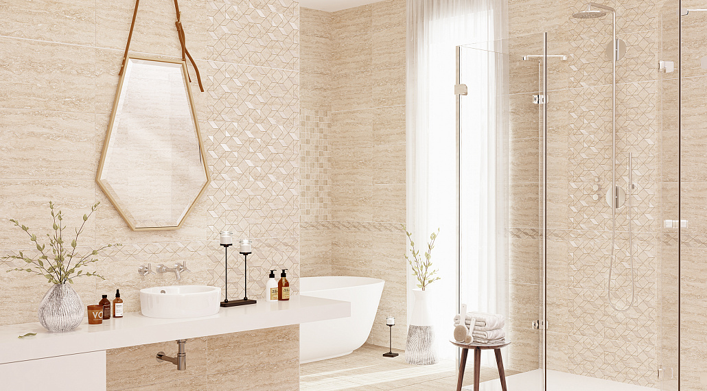 картинка ASCOLI BEIGE плитка настенная / 50,88 31,5,5х63см
