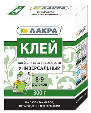картинка Клей д/всех видов обоев 200гр ЛАКРА