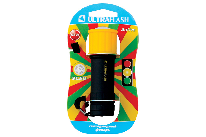 картинка Ф-рь Ultraflach LED15001-B 9св/д, 3*R03 328671