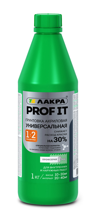 картинка Грунт акриловый универс. PROF IT 1кг ЛАКРА