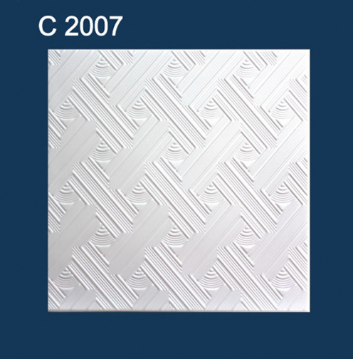 картинка Плита потолочная экстр.белая С2007 50х50см