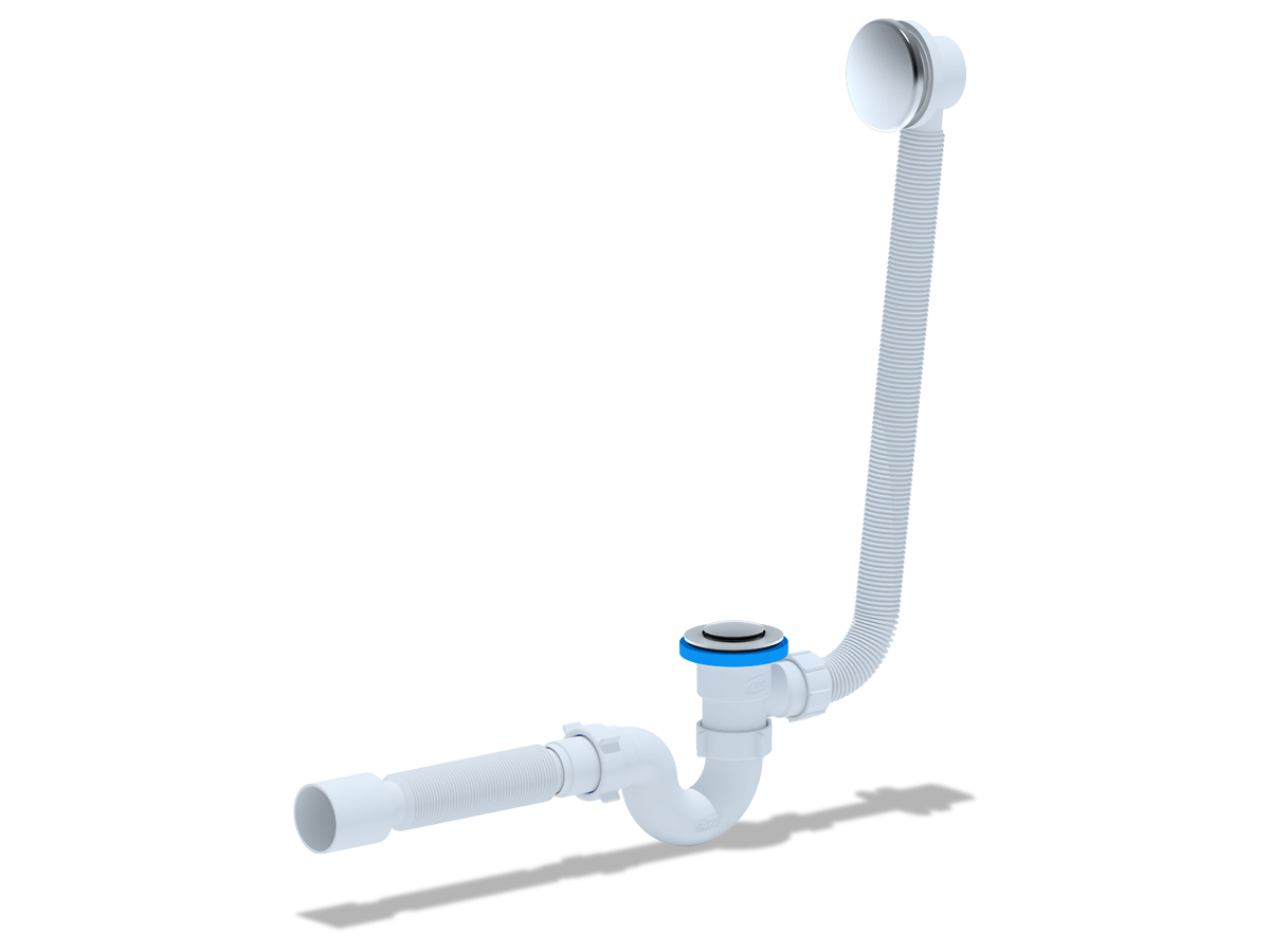 картинка Обвязка на ванну 1 1/2" 40х50 с вып.Click-Clack ЕС155S АНИ П