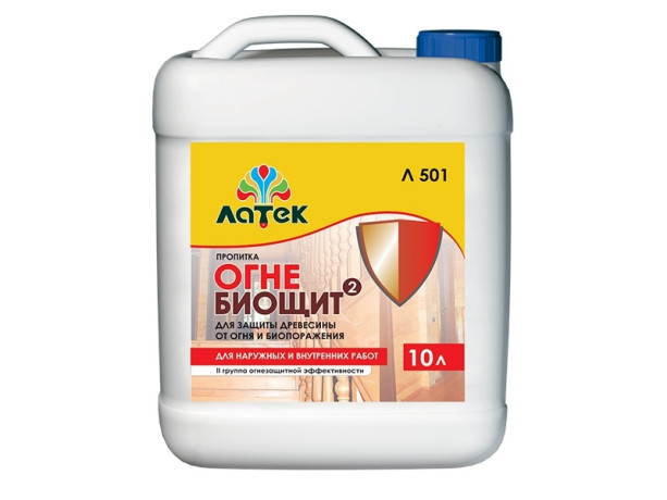 картинка ОГНЕБИОЩИТ пропитка д/древесины розовый 5л Л501 Латек