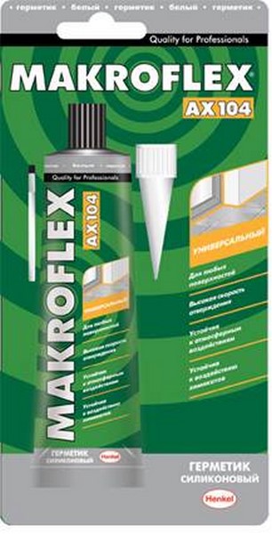картинка Силикон. герметик Макрофлекс AX104 белый 85мл
