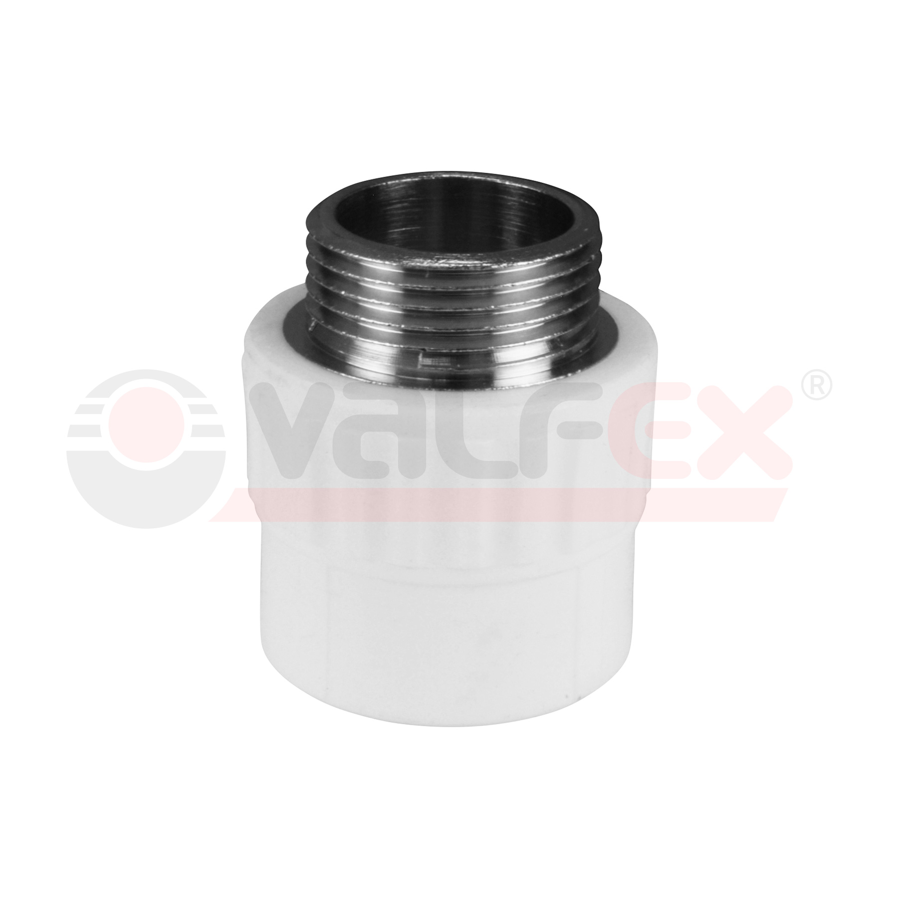 картинка Valfex Муфта переходная НР 20х1/2" белая 10130020