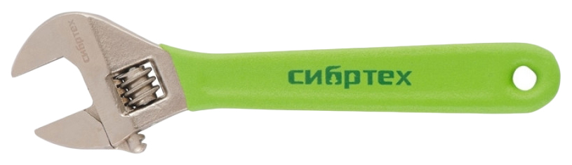 картинка Ключ разводной 200/8"  СИБРТЕХ никелир. 15526