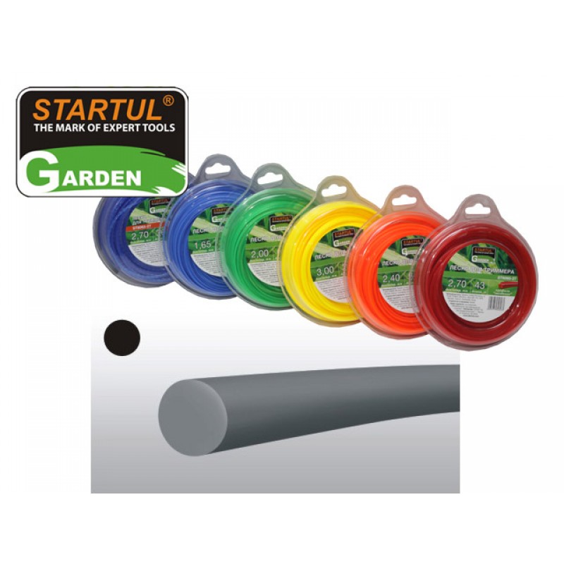 картинка Леска д/триммера 1,65мм 15м круглая STARTUL GARDEN