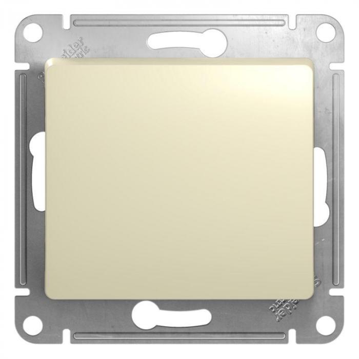 картинка Механизм выключателя 1-кл. СП GLOSSA 10А IP20 10AX беж. SchE