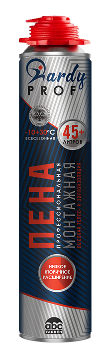 картинка Пена монтажная HARDY-45 под пистолет 1000мл