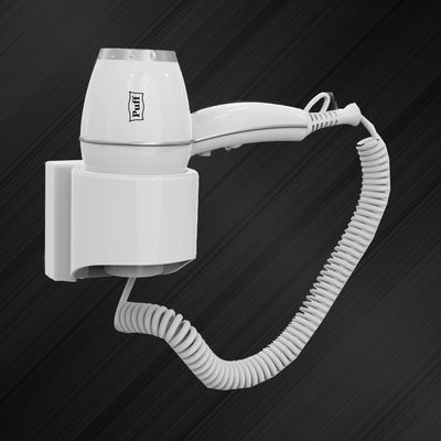 картинка Фен для волос Puff-1800 настенный 1,8кВт снежнобелый/хром, 2