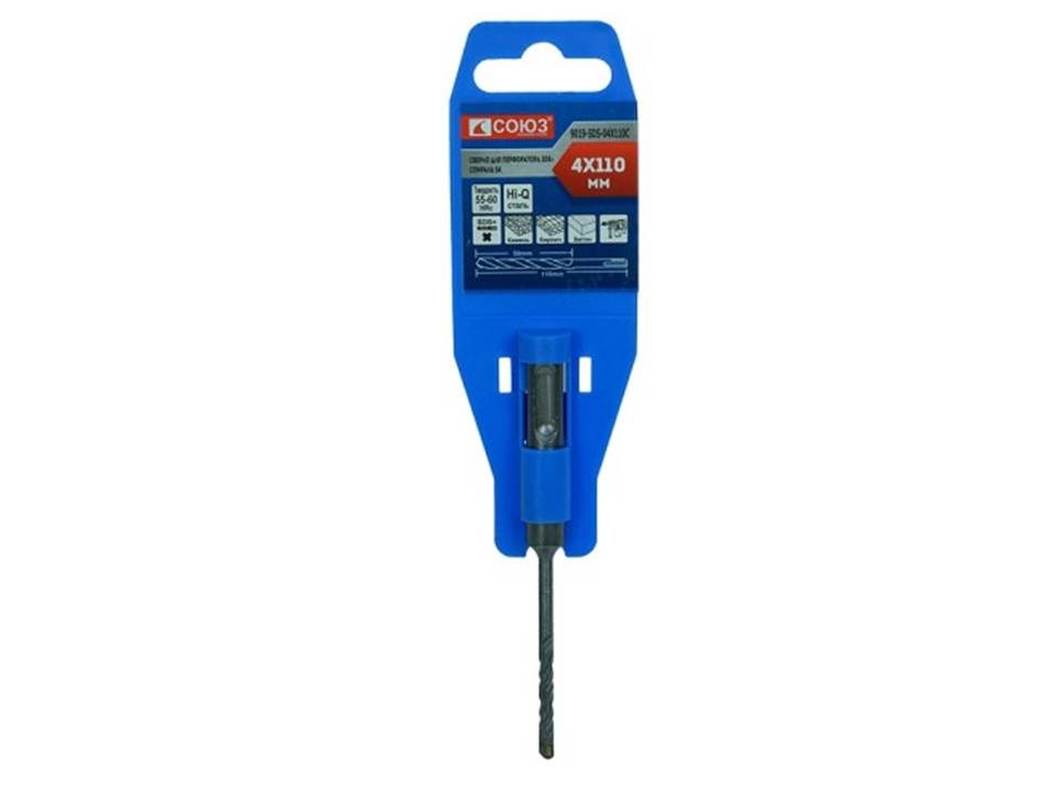 картинка Бур СОЮЗ SDS+, S4, 4х110мм