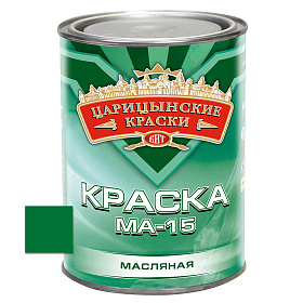 картинка Краска масляная МА-15 Зелёная 0,8кг Царицынские краски