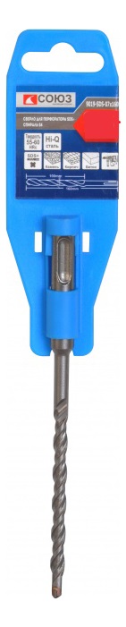 картинка Бур СОЮЗ SDS+, S4, 6х160мм 9019-SDS-06х160