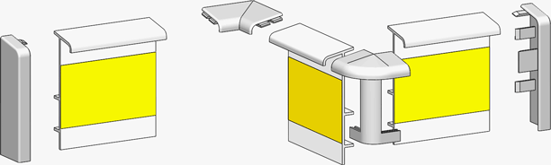 картинка Плинтус TSL 55(7159) синий 2,5м