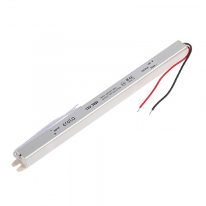 картинка Блок питания для св/д лент 12V 38W IP20 262х18х18 (интерьер)