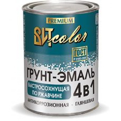 картинка Грунт-Эмаль 4кг Шоколад 4в1 ВИТ color быстросохнущая