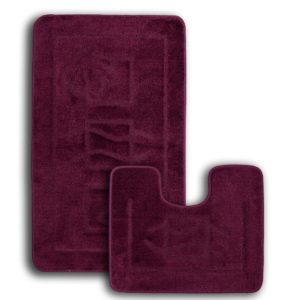картинка Коврик д/ванной-2 Maximus 50х80/50х40см Бордо