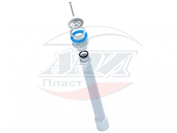 картинка Гофросифон  1 1/4"х50 удлинённый G215 АНИ Пласт