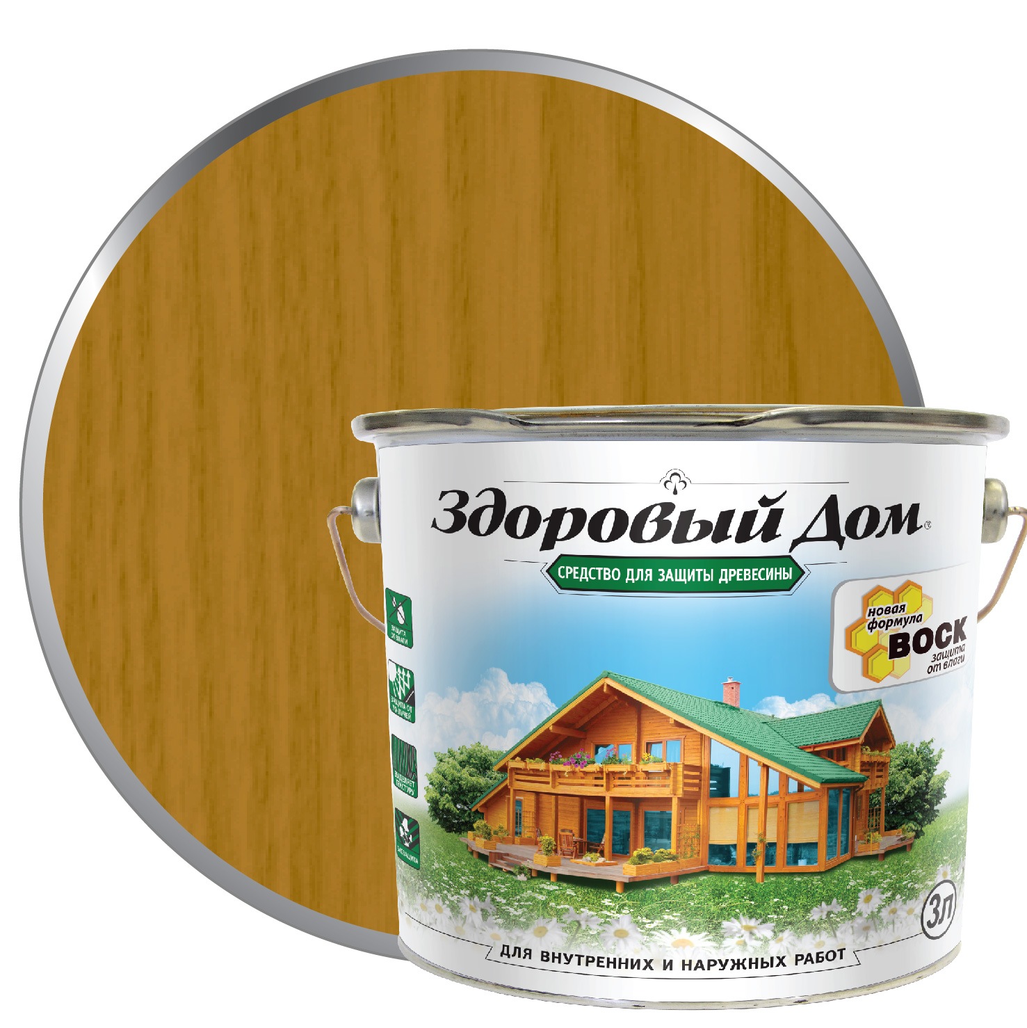 картинка Антисептик "Здоровый дом" Тик 3л ЛАКРА
