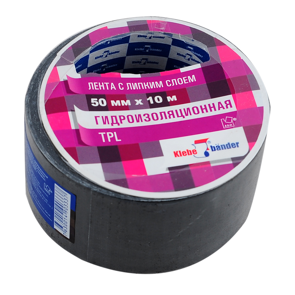 картинка Лента клейкая TPL50ммх10м черная Klebebander