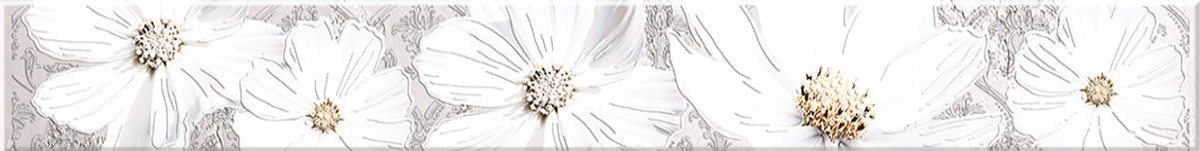 картинка SFUMATO GREY FLORET бордюр 6,2х50,5см