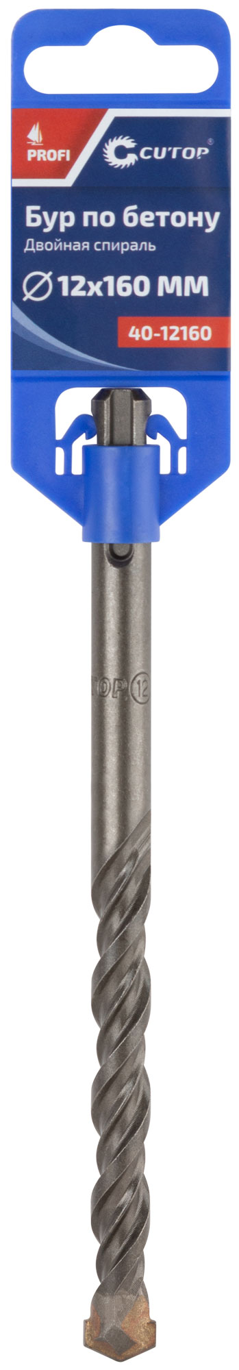 картинка Бур CUTOP PROFI 12*160 двойная резьба 40-12160