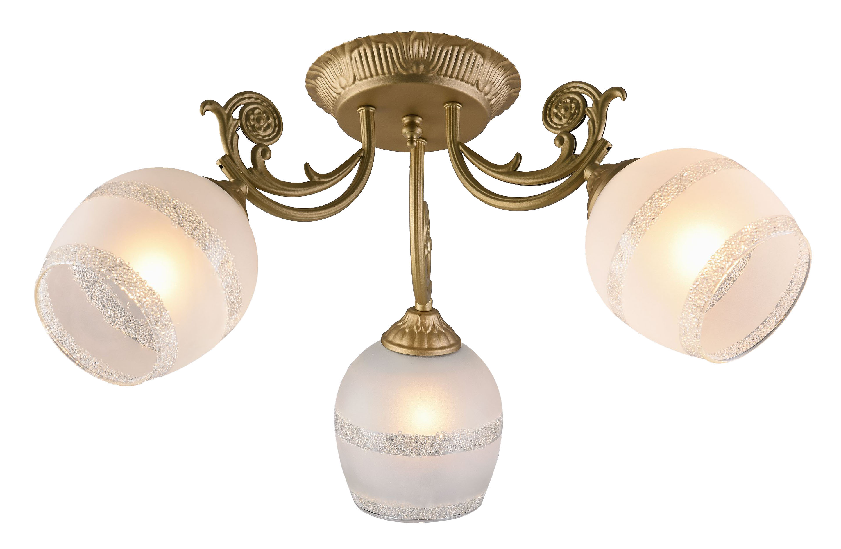 картинка Puerta MDG7060/3 Pear Gold, 3xE27/60W (58*25) Люстра