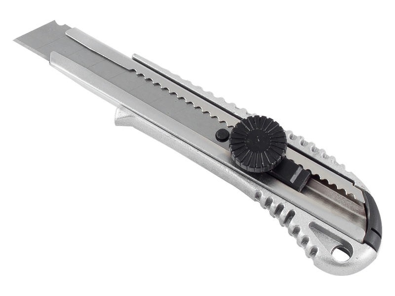 картинка Нож "Aluminium-twist", Al корпус, винт. фикс-р,  18мм 19-0-3