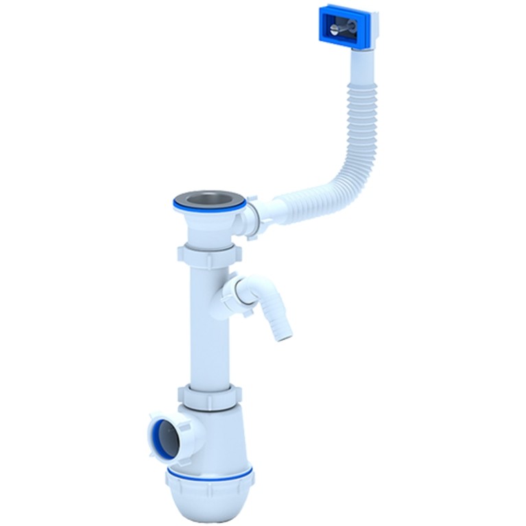 картинка Сифон АНИ Грот 1 1/2"*40 с перел. и отв. д/стир. маш. А1040