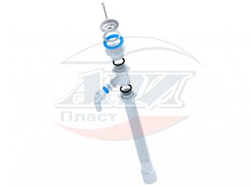 картинка Гофросифон 1 1/2"х40-50 удлинённый с отводом д/стир.машины G