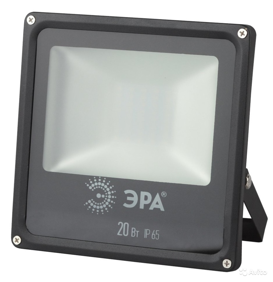 картинка Прожектор св/д 20W ЭРА LPR-20-6500К 1800Лм 126*87мм IP65