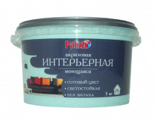 картинка Краска акриловая моющаяся №307 Мята 3,7кг
