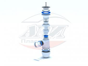 картинка Сифон АНИ Грот 1 1/2"*40 А0100 / С0100