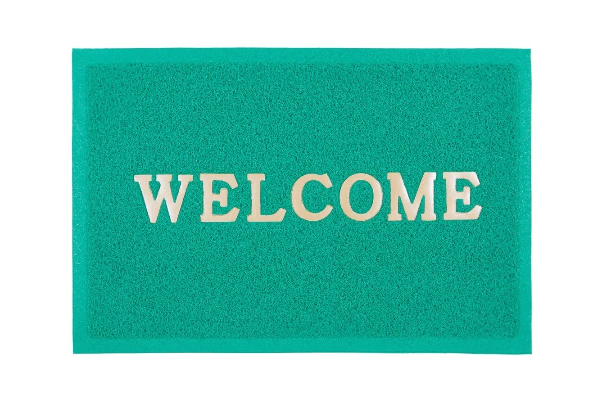 картинка Коврик пористый WELCOME 50*80см Зелёный