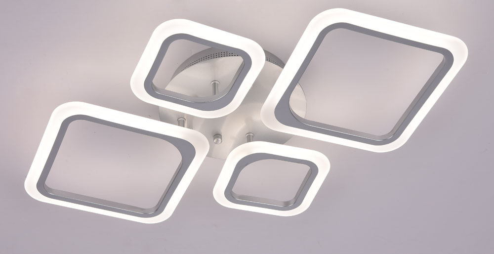 картинка Estero 39205-2+2 Silver, LED 88W (50*9) Люстра