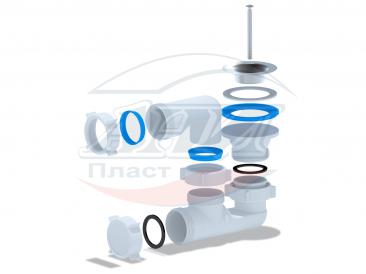 картинка Сифон АНИ 1 1/2"*40 д/душ. поддона Е110/210