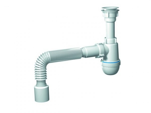 картинка Сифон Варяг 1 1/2"*40 с гибкой трубой 40*50 (пласт.) С 5010