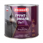 картинка Грунт-эмаль 3в1 Серая глянц. 1,9кг ПУФАС