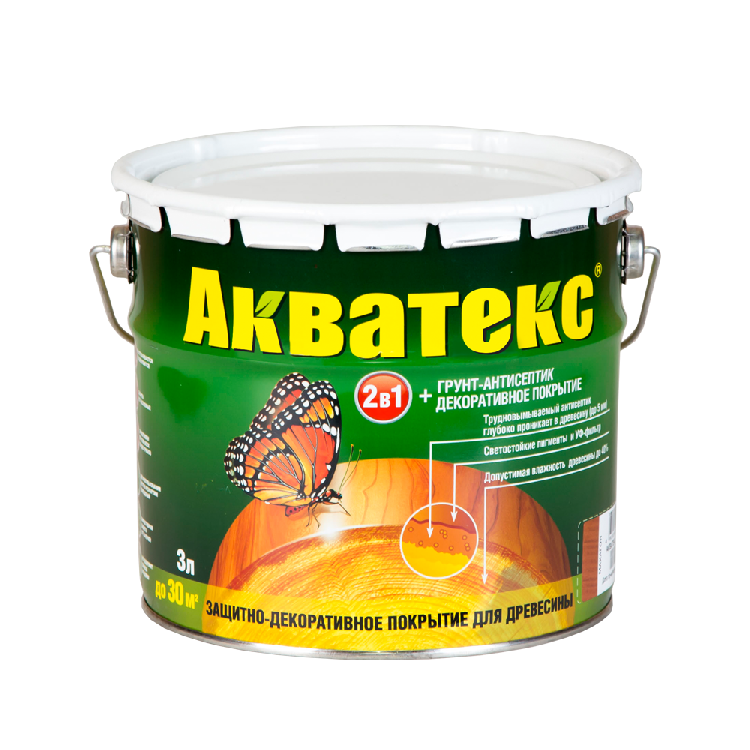 картинка АКВАТЕКС Сосна текстурное покрытие 3л Рогнеда