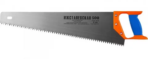 картинка Ножовка "ИЖ" "ПРЕМИУМ" 500мм, по дереву,  шаг 6,5мм, 1520-50