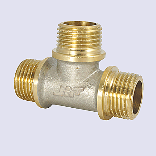 картинка Тройник 3/4" нар/нар/нар. с ограничителем 247 JIF