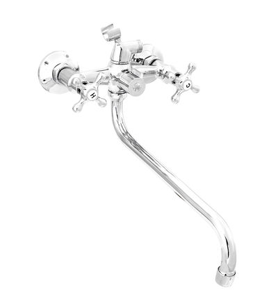 картинка Смеситель для ванны 430-R54 1/2 м/к картридж Крест  DIABLO